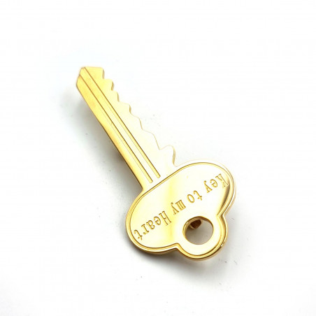 Broszka złota klucz GS00936